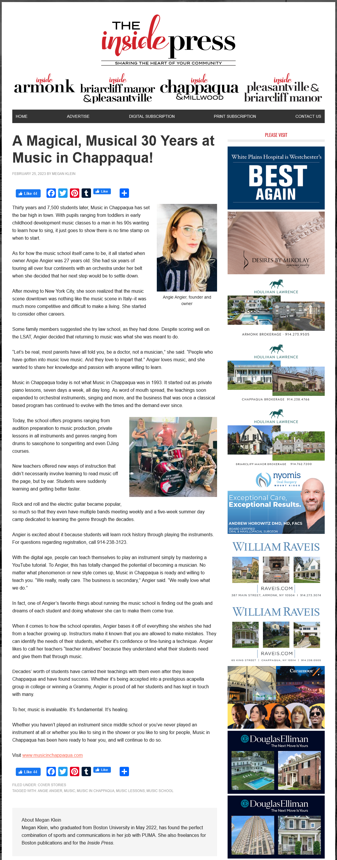 A Magical Musical 30 Years at Music in Chappaqua 1